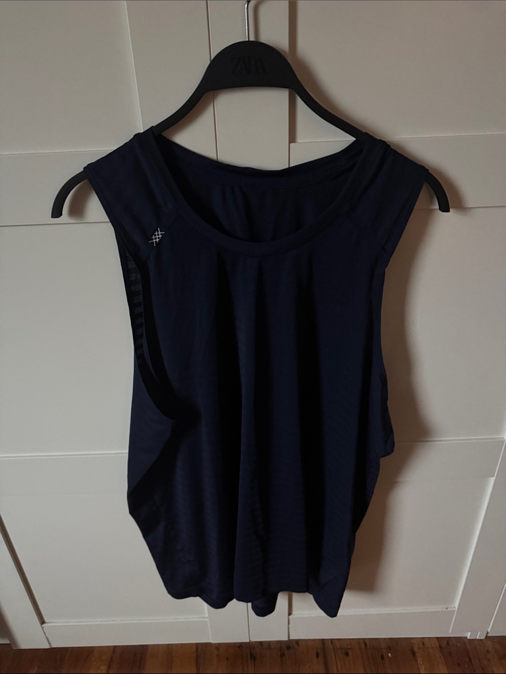 Rhone Navy Blue Sleeveless Tank Top